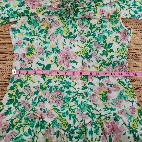 Vintage Combinations 100% Cotton Floral Dress - Picture 4 of 10